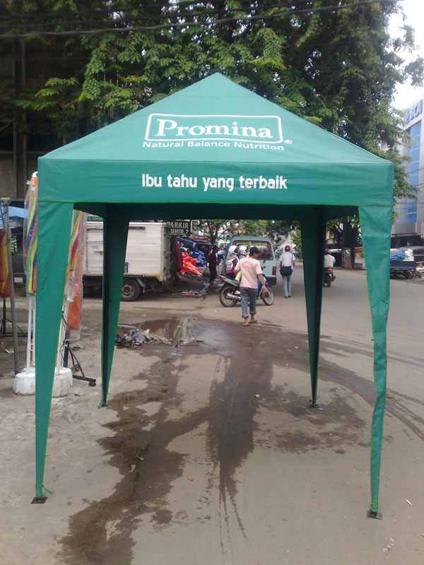 TENDA KAFE PIRAMID 2x2m