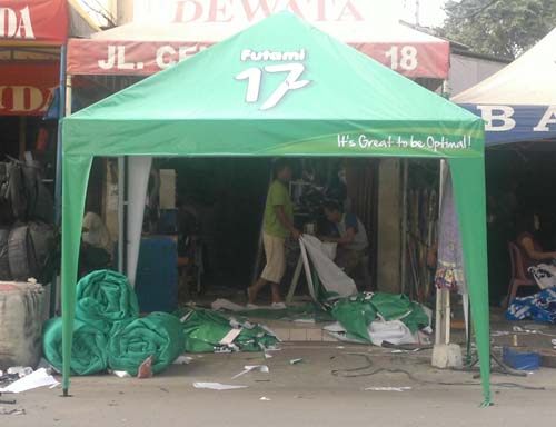 TENDA PIRAMID PROMOSI FUTAMI