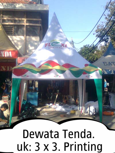 TENDA PROMOSI FLEXI 3X3 METER